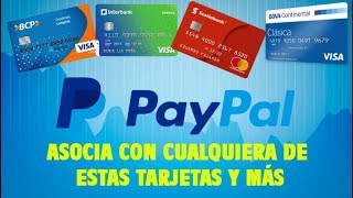 Asociar Cuenta Paypal a una tarjeta de debito o credito, compra de todo