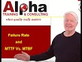 Topics of Quality and Reliability: What is the difference between MTBF and MTTF?