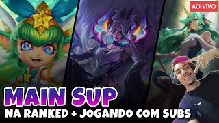 AO VIVO - SUP na Ranked Farmando Passe #03 - League of Legends