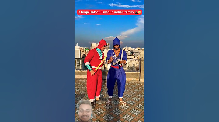 If Ninja Hattori Lived in Indian family...