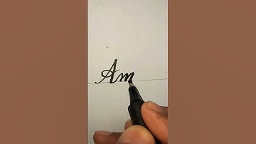 Amreen #beautifulname #comment your name #improvehandwriting #cursivewriting #calligraphy #shorts