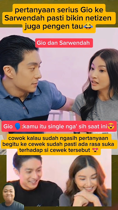 pertanyaan serius Gio ke Sarwendah pasti bikin netizen juga pengen tau😂#short#video#
