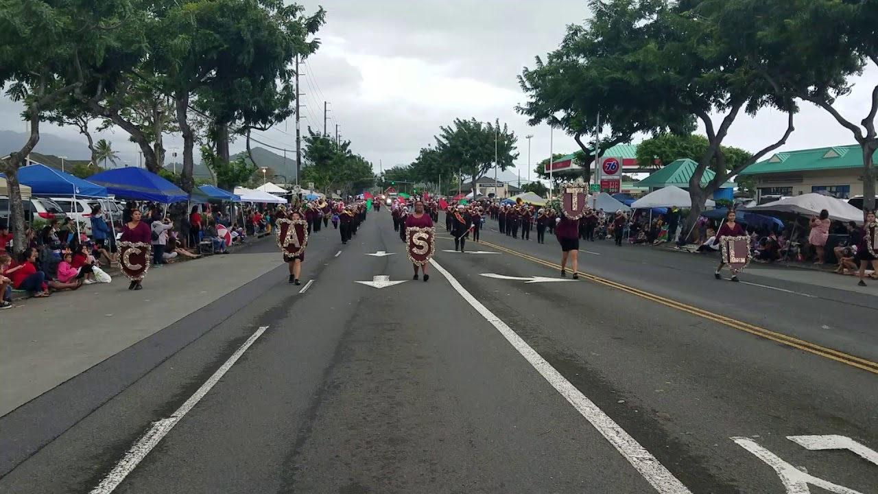 kaneohe christmas parade 2020 2017 Kaneohe Christmas Parade Castle Hs Band An American Christmas 1 Youtube kaneohe christmas parade 2020