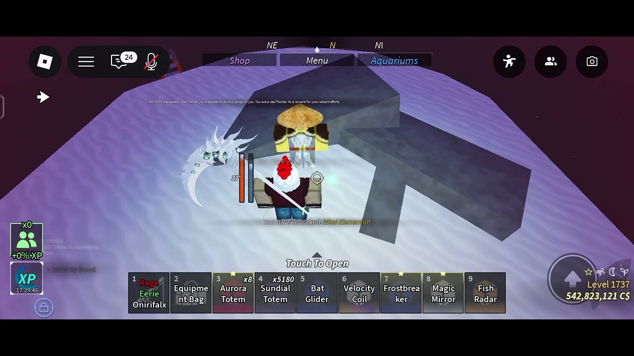 Getting Wind Elemental Rod:) 