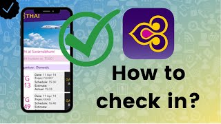 How to check in on Thai Airways? screenshot 2