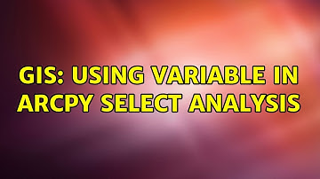 GIS: Using variable in Arcpy select analysis