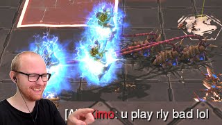 Protoss Player Gets Salty vs My AMAZING Infestor Cheese