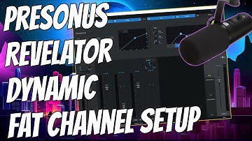 PreSonus Revelator Dynamic Microphone - How To Setup Expander, Compressor, EQ On Universal Control