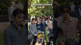 Jimin clicked photo with his fans 😍 #jimin #btsarmy #bts #parkjimin #jiminbts #kpop