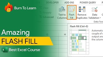 How to Use Flash Fill | Excel
