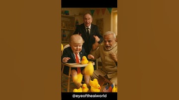 🦆 Baby Trump and the Rubber Duck  🤣