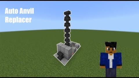 How to build an automatic anvil-replacer in Minecraft (Ps4, Switch, Xbox, Windows10/11, Mobile)