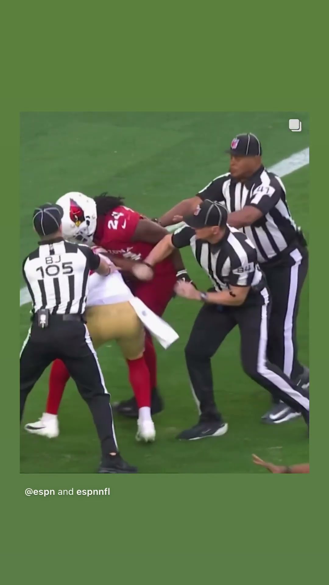 He doesn’t care #jauanjennings #49ers #arizonacardinals #football #NFL #omg #how #wow #seanmurphy #i