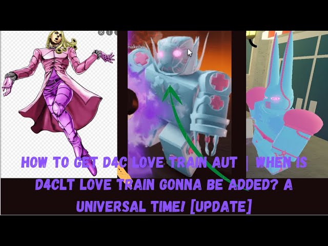 EZ EZ EZ!! NEW D4C LOVE TRAIN! : r/AUniversalTime