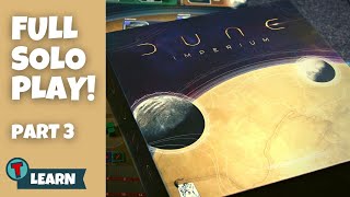 Dune Imperium Board Game | Solo Playthrough | Part 3 | Totally Tabled