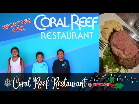 We Were Late for our Lunch Reservations at the Coral Reef Restaurant at Disney's EPCOT!