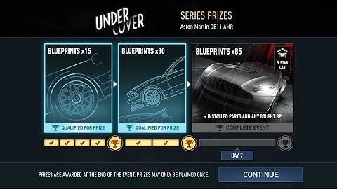 NfS: No Limits - Aston Martin DB11 AMR Day6 complete