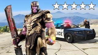 Playing as THANOS in GTA 5! (Avengers Endgame)