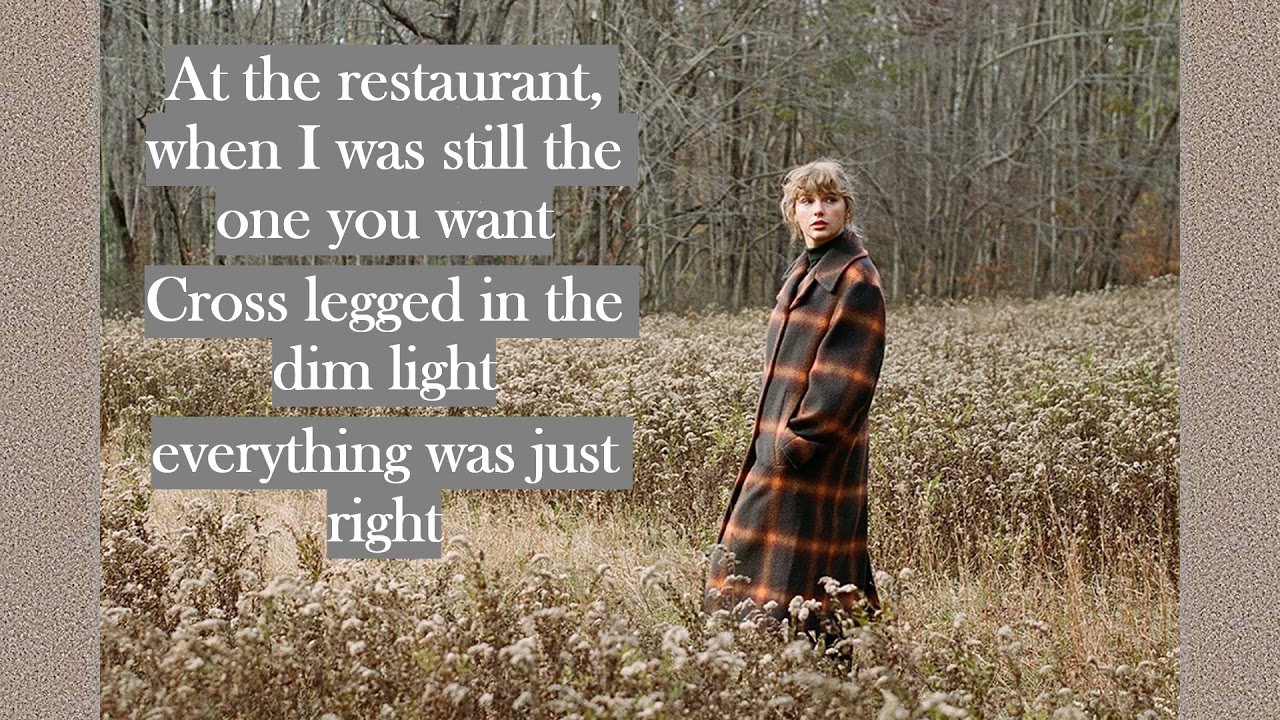 RIGHT WHERE YOU LEFT ME - Taylor Swift (Lyrics)