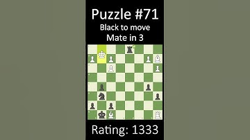 Daily Chess Puzzle no.71 #shorts