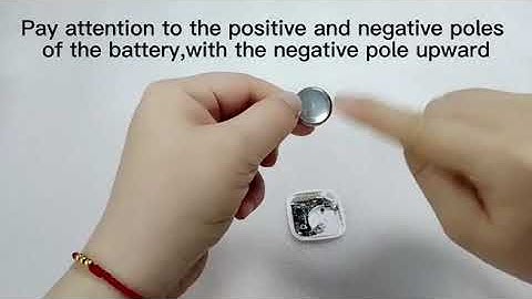 RSH - iTag03, How to Replace the Battery