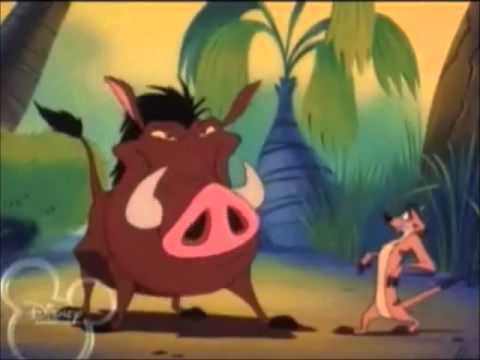 Pumbaa saying they call me MR.PIG