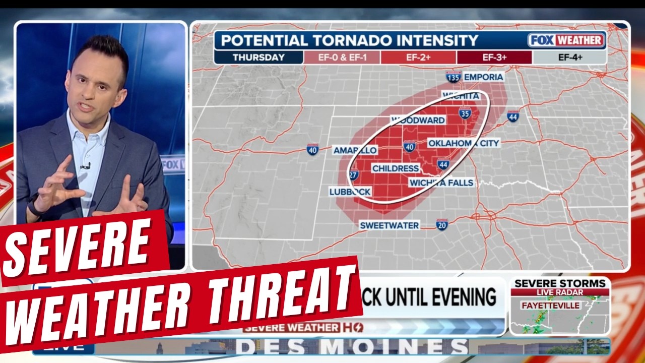 Severe Weather Threatening Millions Across Multiple States Through Friday