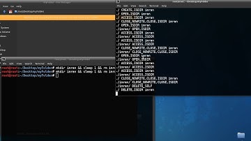 Monitor Linux File System using inotify