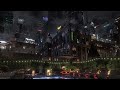 A Beautiful Rooftop Pool In A Cyberpunk City | Ambient Sounds and Music For Meditation Or Sleep |