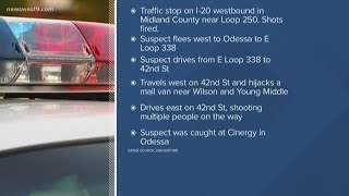 Midland-Odessa shootings: Timeline of shooting spree