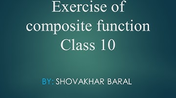 Exercise of composite function