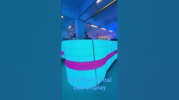 Indoor P2.6 Flexible Renal LED Screen with curve design #nseled #nseledcloud #nseledeurope
