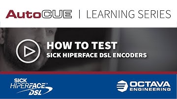 Unique Commutation: How to Test SICK Hiperface DSL Encoders