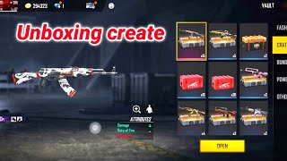 Opening Guns Create In Free Fire || How To Get Permanent Gun Skin - Garena Free Fire