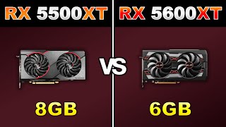 RX 5500 XT VS RX 5600 XT | RYZEN 5 5600G | 12 JOGOS TESTADOS | CONFIGURAÇÕES ULTRA | 1080P