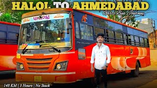 Halol to Ahmedabad | GSRTC Bus Journey #siddharthmusafar #travelbus #bus #video screenshot 1