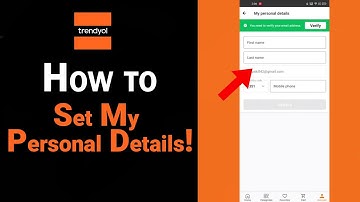 How to Set My Personal Details on Trendyol [NEW]