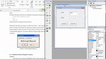 Tutorial Visual Basic 6.0 : Membuat User Interface