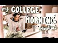 my COLLEGE MORNING ROUTINE| (commuting, coffee & my OOTD)