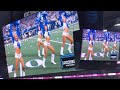 Dallas Cowboys cheerleaders perform in 4th quarter vs San Francisco 49ers 1/16/22