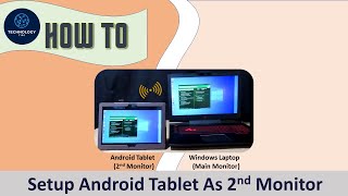 How to setup & use an Android tablet as a 2nd monitor wirelessly