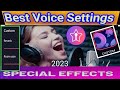 Starmaker best voice setting    reverb and room size in starmakerstarmaker setting for good voice