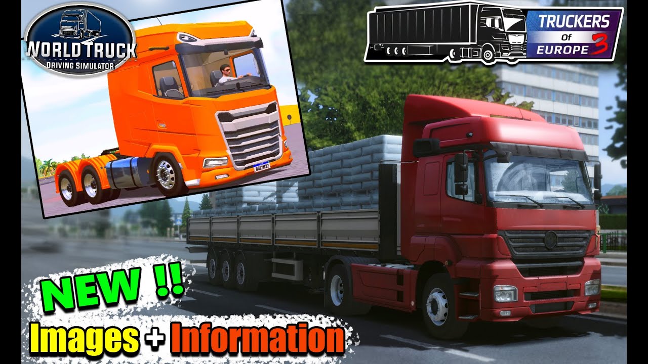 TRUCK SIMULATOR EUROPE 3 vs WORLD TRUCK DRIVING SIMULATOR