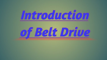 Belt Drive#GTU#KTM#Lec-21