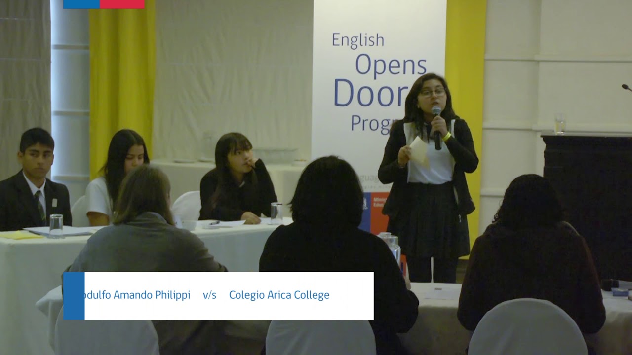 English Debate 2017: Liceo Rodulfo Amando Philippi vs Colegio Arica College mineduc libros