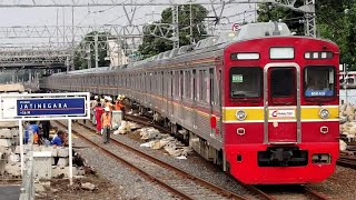 koleksi KRL Tokyu 8000 dan 8500 rangkaian 12 kereta (commuter line sf12) l 東急8000系と8500系12両ジャカルタで