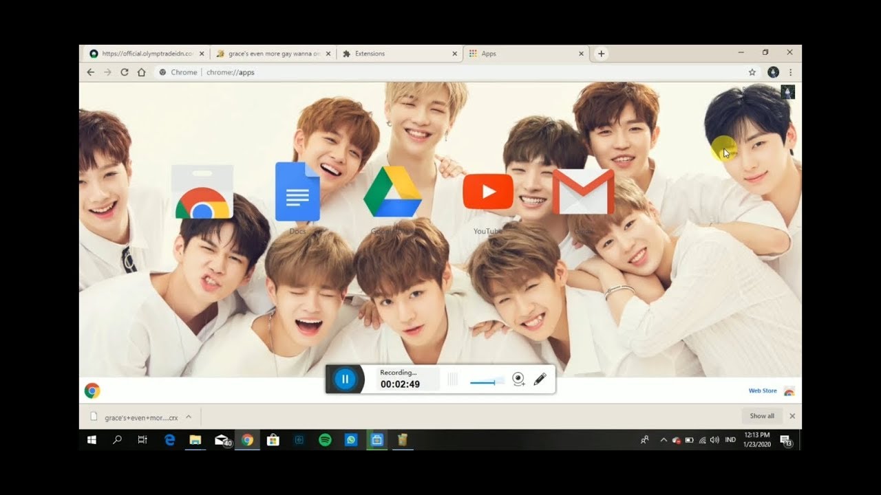 How To Change Google Chrome Themes To Kpop Themes Youtube
