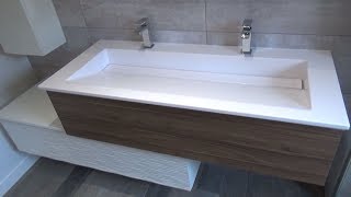 Chicago | Meubles salle de bains design suspendus et décalés par ATLANTIC BAIN
