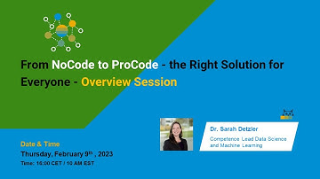 From NoCode to proCode - the Right Solution for Everyone - Overview Session