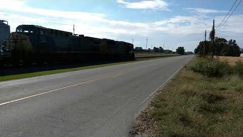 CSXT F732/722-12 Horn Salute SD60I YN4 Leading!!